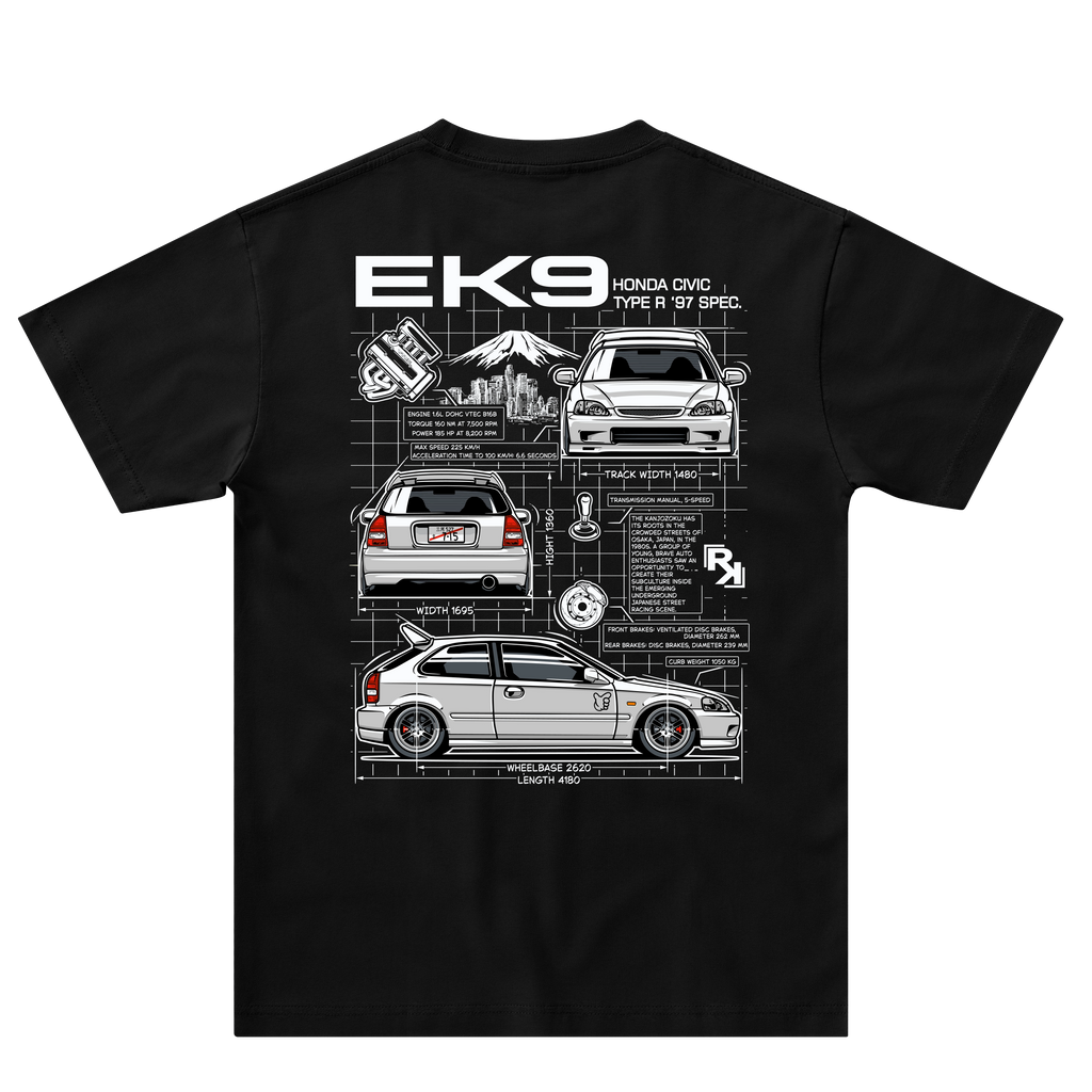 EK9 CIVIC TYPE R BLUEPRINT